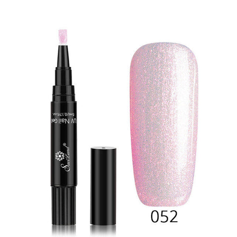 3 In 1 Gel Nail Varnish Pen Glitter