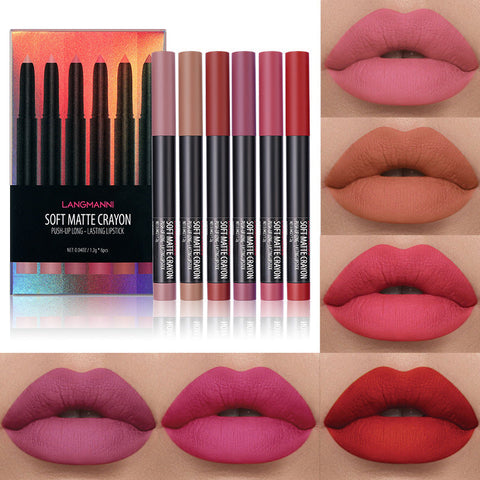 Matte Makeup Lipstick Set Of Six